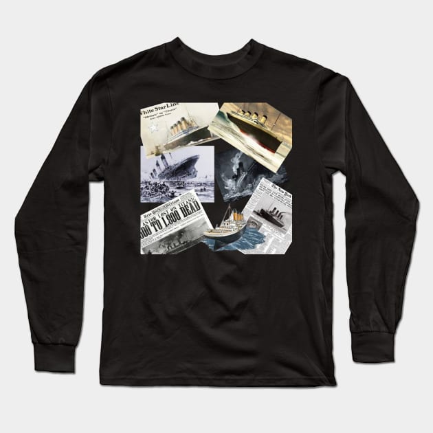 hms titanic Long Sleeve T-Shirt by unique designs uk